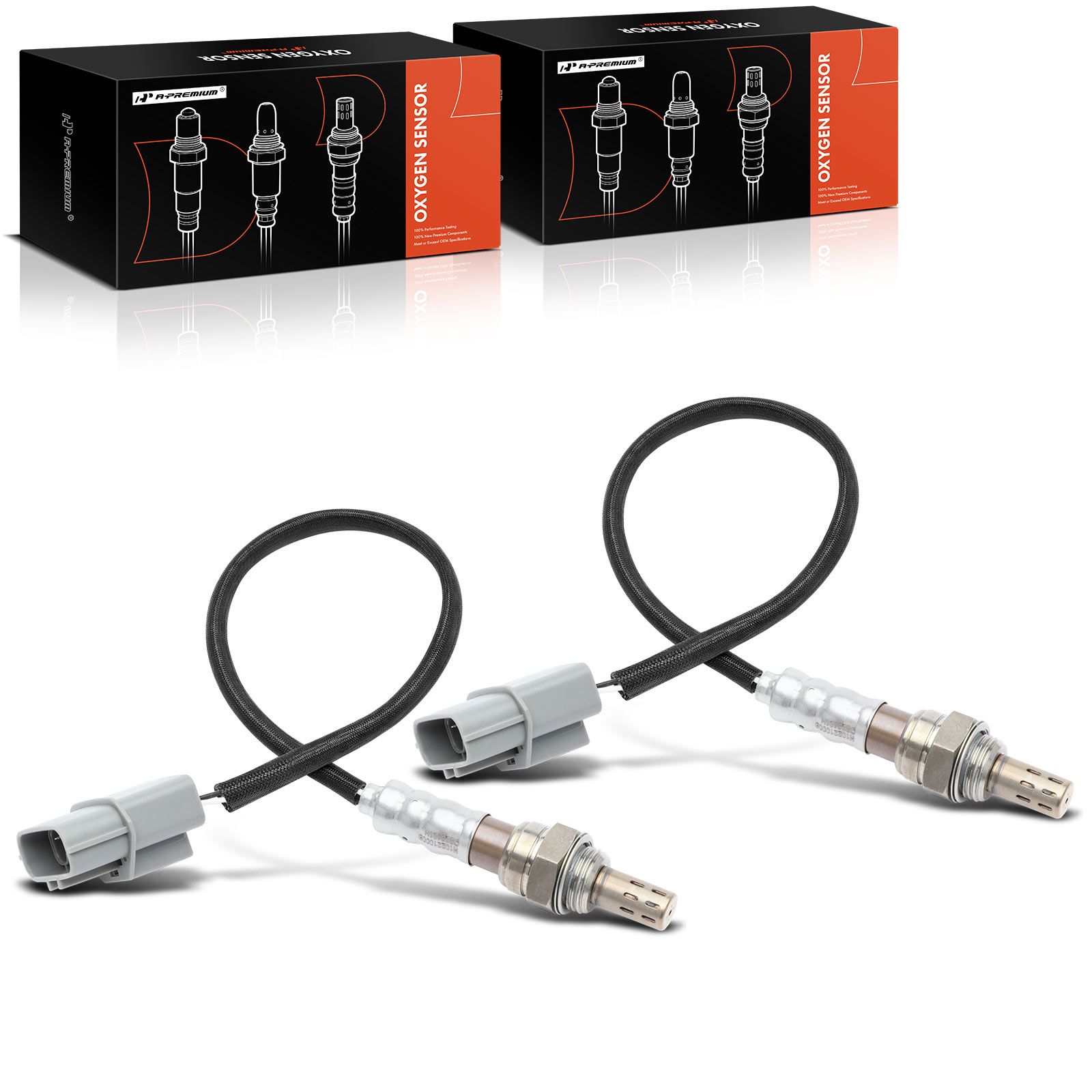 2x Upstream O2 Oxygen Sensors For Mitsubishi Outlander 2007-2013 3.0L V6 (Left & Right)