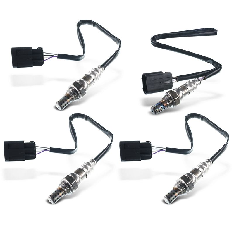 4 Pcs Upstream & Downstream O2 Oxygen Sensor for 2010 Hyundai Azera 3.8L V6