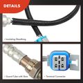 2 Pcs Downstream Front & Rear O2 Oxygen Sensor for 2007 Pontiac G6