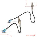 2 Pcs Downstream Front & Rear O2 Oxygen Sensor for 2007 Pontiac G6