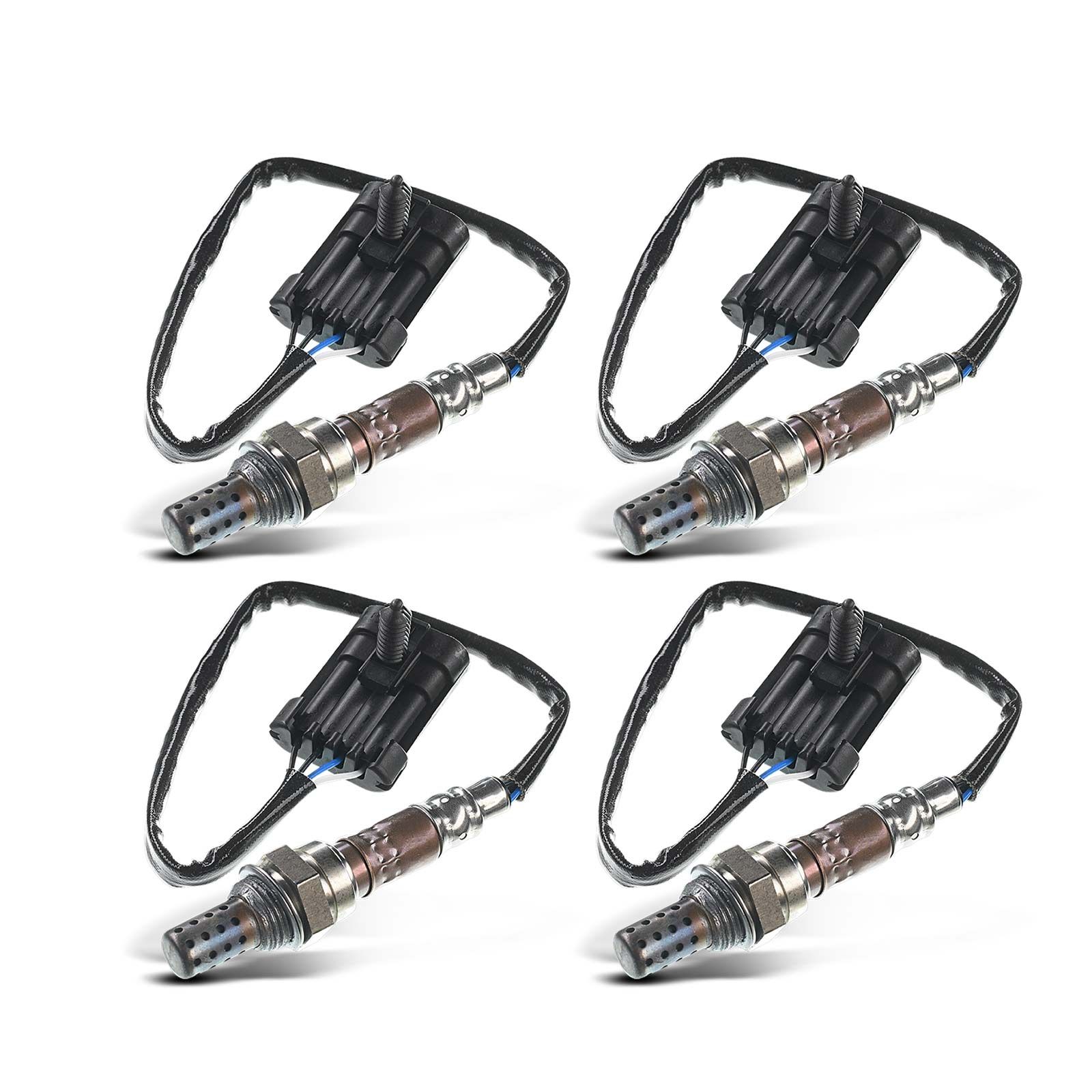 4 Pcs Upstream & Downstream O2 Oxygen Sensor for 2001 Isuzu VehiCROSS 3.5L V6