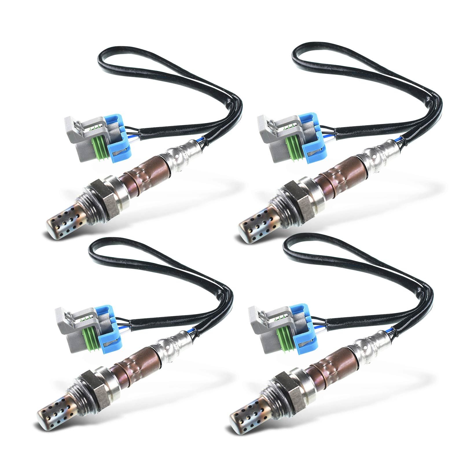 4 Pcs Upstream & Downstream O2 Oxygen Sensor for Chevrolet C3500 K2500 3500