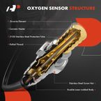 2 Pcs Upstream & Downstream O2 Oxygen Sensor for Acura MDX 01-02 Honda Pilot 3.5L