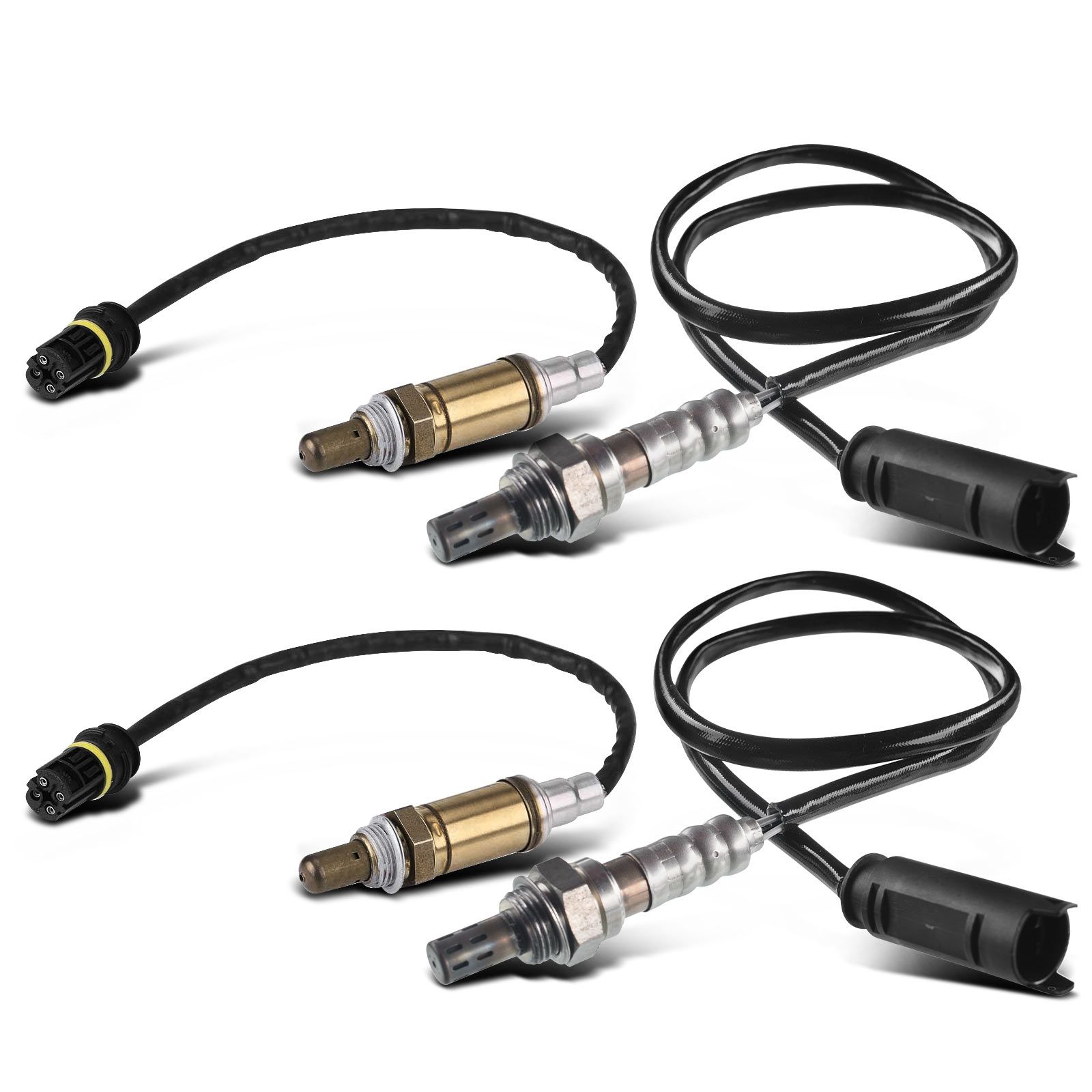 4 Pcs Upstream & Downstream O2 Oxygen Sensor for 2003 BMW X5 4.6L V8