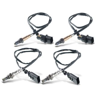 4 Pcs Upstream & Downstream O2 Oxygen Sensor for Porsche Cayenne 2003-2006