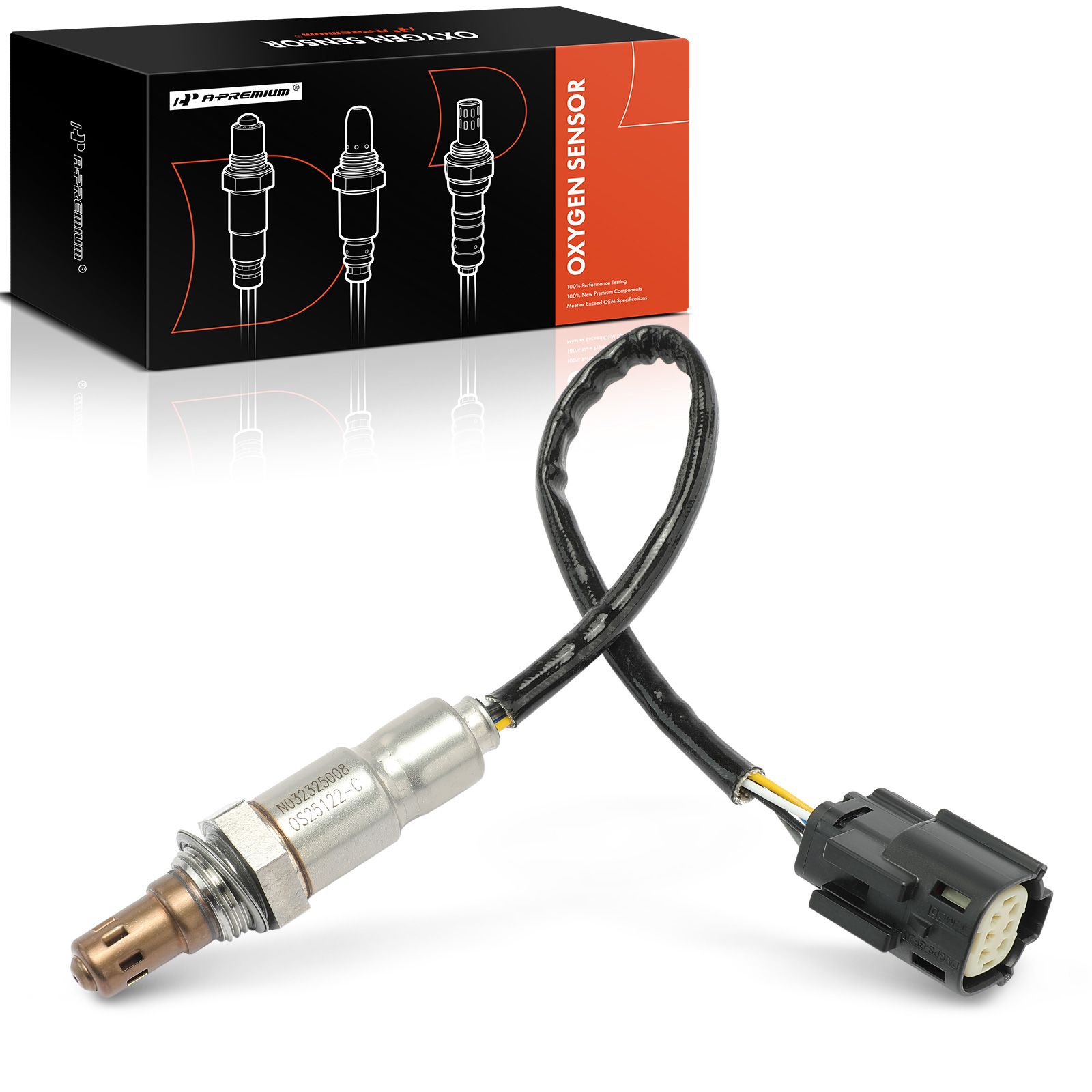 thumbnail image 2 of Downstream Oxygen O2 Sensor For Toyota Camry 2002-2017 & Avalon 2005-2018 - Bodeman 250-24225, 4-Wire, Direct Fit 2 of 4