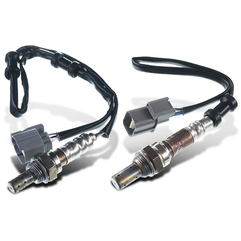 2 Pcs Upstream & Downstream O2 Oxygen Sensor for Honda Civic 1.3L LDA1 1.7L D17A6