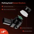 4 Pcs Front & Rear Outer Parking Assist Sensor for 2008 Toyota Sienna