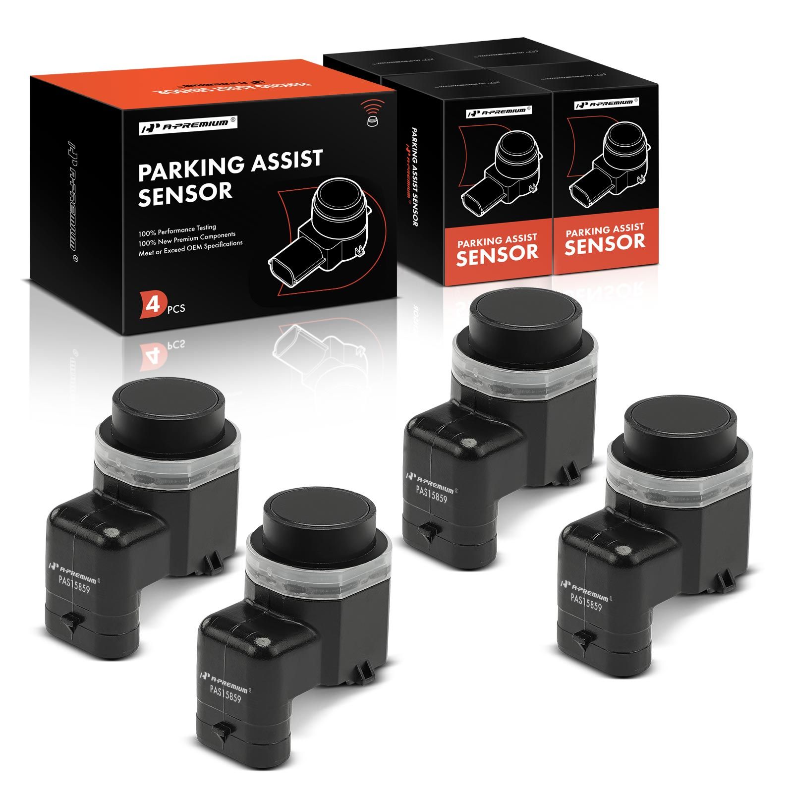 4 Pcs Parking Assist Sensor for 2015 Land Rover Range Rover