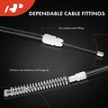 2 Pcs Rear Parking Brake Cable for 2003 GMC Sierra 2500 HD