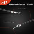 2 Pcs Rear Parking Brake Cable for 2010 Jeep Grand Cherokee