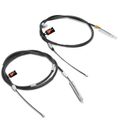 2 Pcs Rear Parking Brake Cable for 2014 GMC Sierra 1500