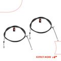 2 Pcs Rear Parking Brake Cable for 1998-2002 Chevrolet Prizm