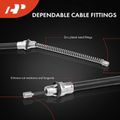 2 Pcs Rear Parking Brake Cable for Chevrolet Malibu Pontiac Grand Olds Cutlass