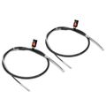 2 Pcs Rear Parking Brake Cable for VW Golf Cabrio 1995-1999 Jetta 1995-1998