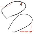 2 Pcs Rear Parking Brake Cable for 2002-2008 Dodge Ram 1500