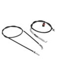 2 Pcs Rear Parking Brake Cable for 2002-2008 Dodge Ram 1500