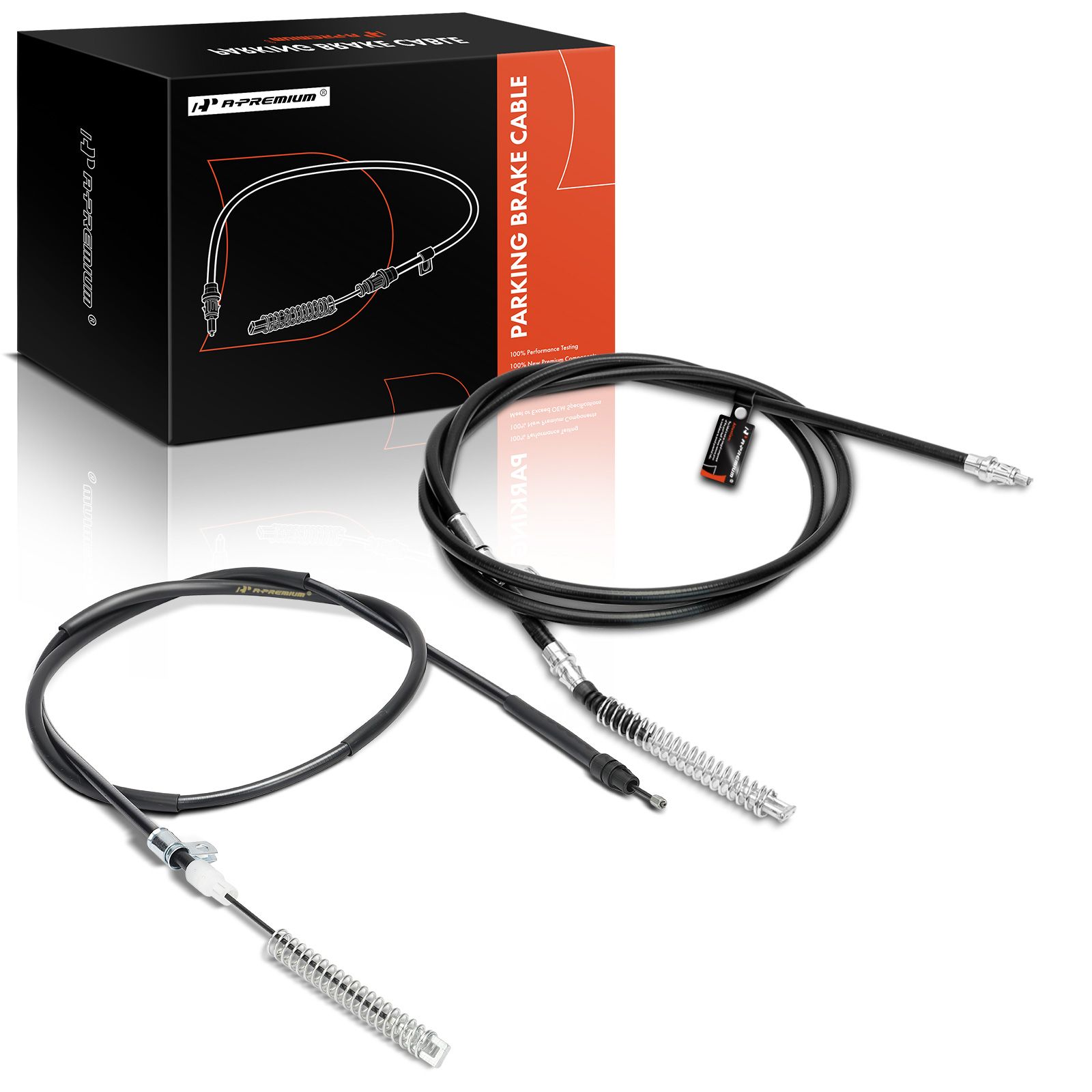 2x Rear Side Parking Brake Cable for Chevy Silverado 2500 HD