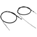 2 Pcs Rear Parking Brake Cable for 2005 BMW 330xi