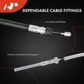 2 Pcs Rear Parking Brake Cable for 2005 BMW 330xi