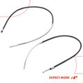 2 Pcs Rear Parking Brake Cable for 2005 BMW 330xi