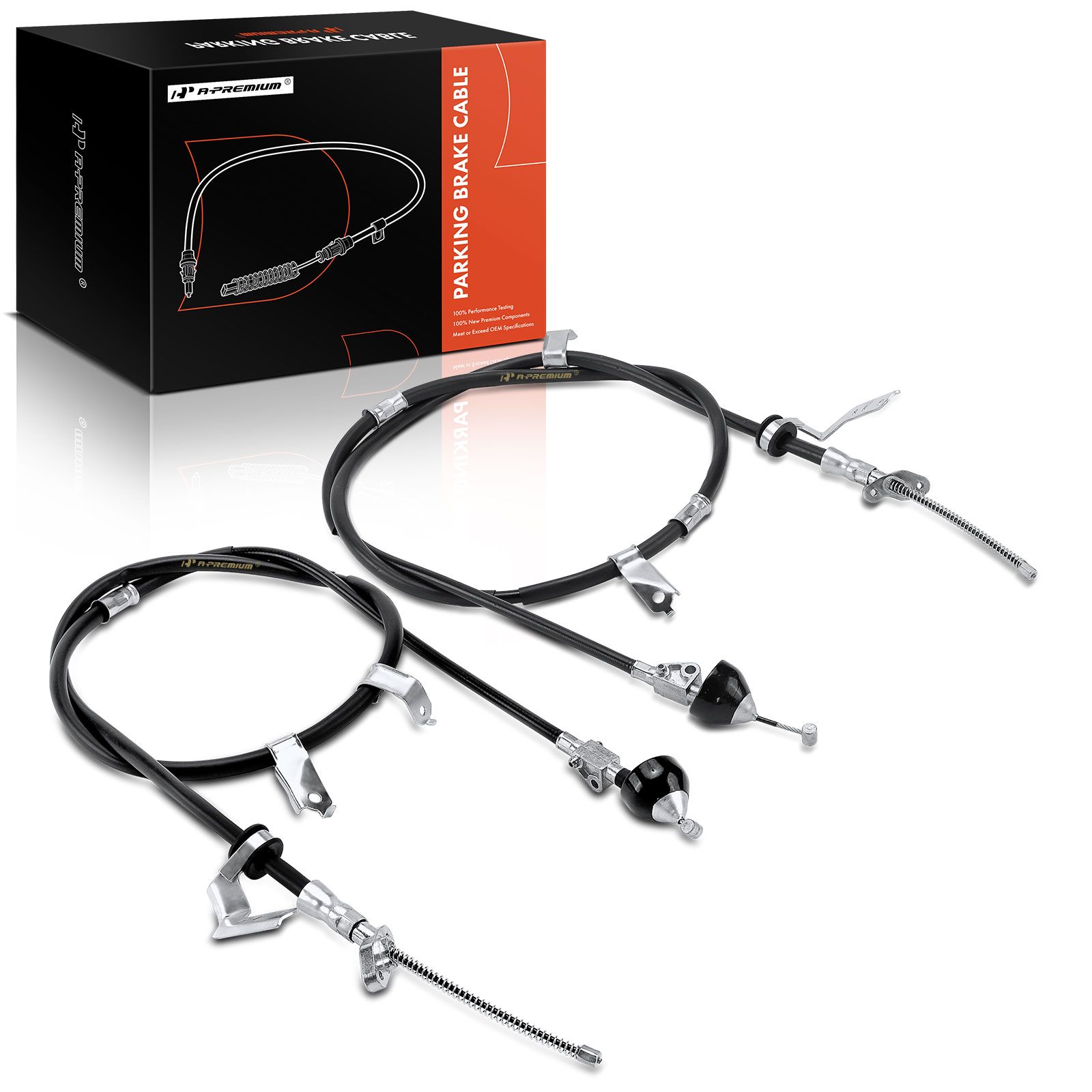 Pair Rear Parking Brake Cables For Toyota RAV4 2004-2005 L4 2.4L (Left & Right)
