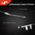 2 Pcs Rear Parking Brake Cable for Chevrolet Aveo Pontiac G3