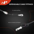 2 Pcs Rear Parking Brake Cable for 2006 Honda Accord