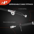 2 Pcs Rear Parking Brake Cable for 2007 INFINITI M35