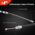 2 Pcs Rear Parking Brake Cable for 2006-2008 Ford F-150