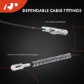 2 Pcs Rear Parking Brake Cable for Ford F-150 2006-2008 Extended Cab Pickup