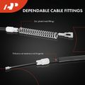 2 Pcs Rear Parking Brake Cable for 2014 GMC Sierra 3500 HD