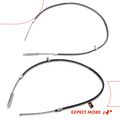 2 Pcs Rear Parking Brake Cable for 2014 GMC Sierra 3500 HD