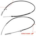 2 Pcs Rear Parking Brake Cable for 2009 Chevrolet Silverado 3500 HD