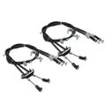 2 Pcs Rear Parking Brake Cable for 2008 Lincoln MKZ