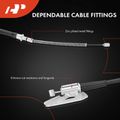 Rear Driver Parking Brake Cable for Hyundai Entourage 07-08 Kia Sedona 06-12