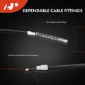 2 Pcs Rear Parking Brake Cable for 2005 Cadillac SRX