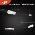 2 Pcs Rear Parking Brake Cable for 2005-2006 Chevrolet Uplander