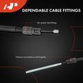 2 Pcs Rear Parking Brake Cable for 2005-2006 Chevrolet Uplander