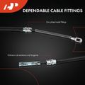 2 Pcs Rear Parking Brake Cable for 2000 GMC Jimmy