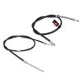 2 Pcs Rear Parking Brake Cable for 1996-2002 Chevrolet Express 2500