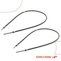 2 Pcs Rear Driver & Passenger Parking Brake Cable for 2002 Jeep Liberty