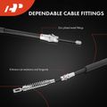 Rear Passenger Parking Brake Cable for 2003 Jeep Wrangler