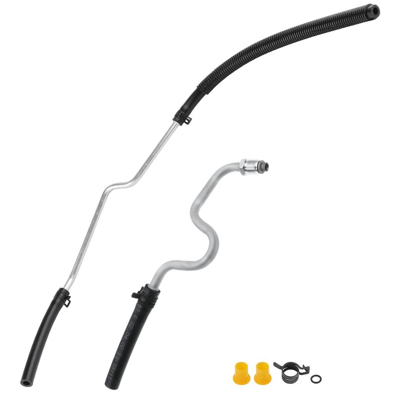 TRQ Power Steering Return Line Hose Assembly - Compatible With Ford Expedition, F-150, Lincoln Navigator (2007-2017)