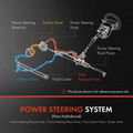 Power Steering Pressure Line Hose Assembly for Dodge Dakota 05-07 Mitsubishi