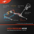 Power Pressure and Return Line Assembly for 2010 Volvo C30