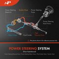 Power Steering Reservoir Line Hose Assembly for Honda CR-V 03-04 L4 2.4L To Pump
