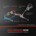 Lower & Upper Power Steering Pressure Line Hose Assembly for 2016 Buick LaCrosse