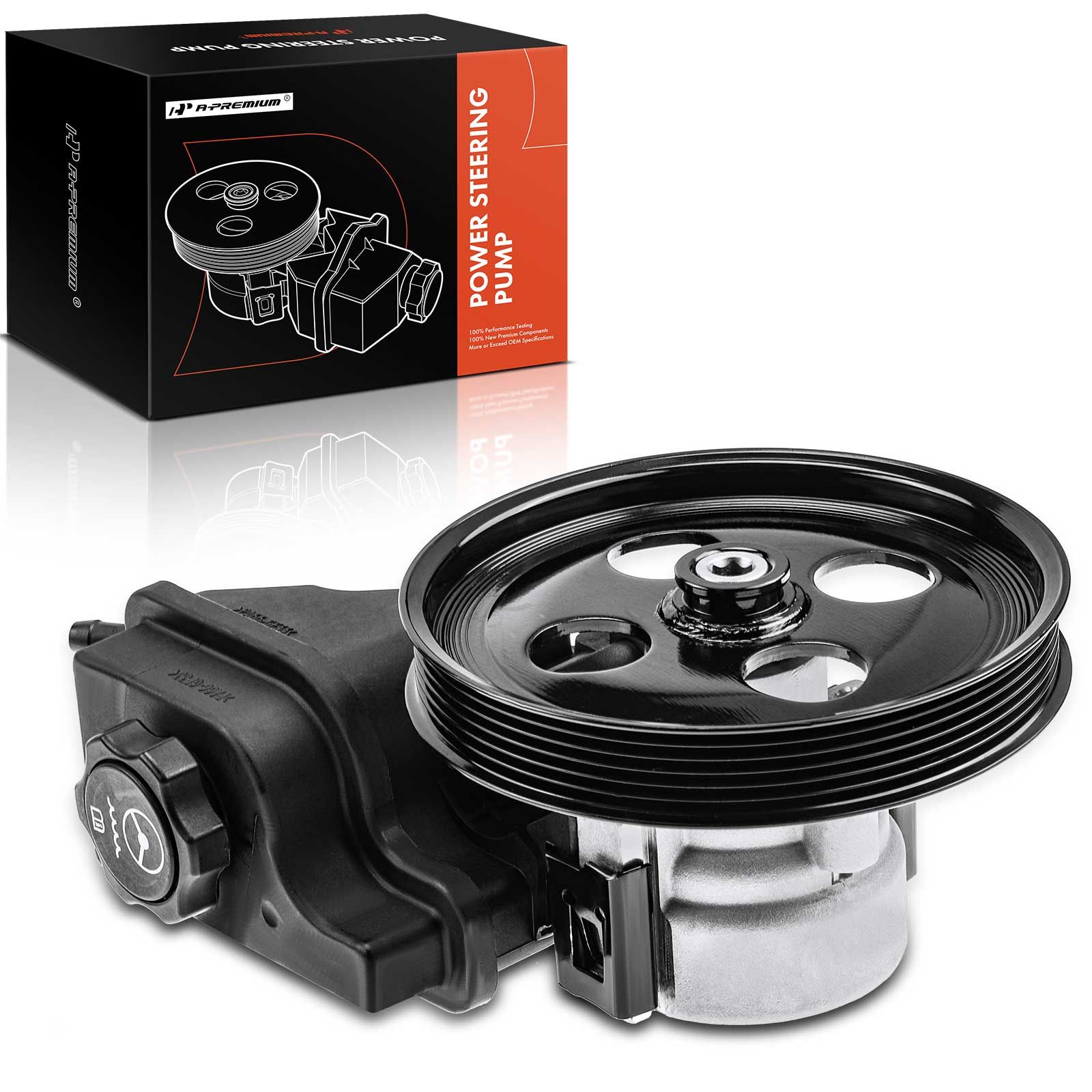 Power Steering Pump with Reservoir for Cadillac DTS Buick Lucerne 2006