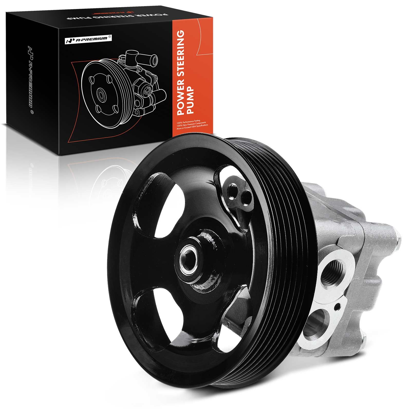 A-Premium Power Steering Pump, With Pulley, Compatible With Nissan & Infiniti Models - 2007-2020 - 370Z, EX35, EX37, FX35, FX37, G35, G37, M35, M37, Q40, Q50, Q60, Q70(L), QX50, QX70 In - Foto 8